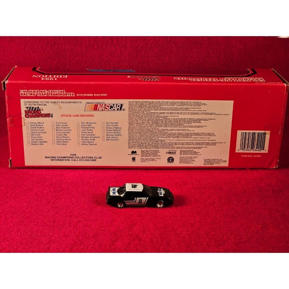 TERRY LABONTE NASCAR #1 TRANSPORTER BUNDLE w/MATCHING STOCKCAR - Picture 4 of 6